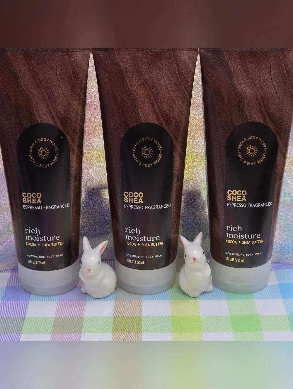 Bath & Body Works Coco Shea Espresso Rich Moisture Body Wash Set of 3 New RARE